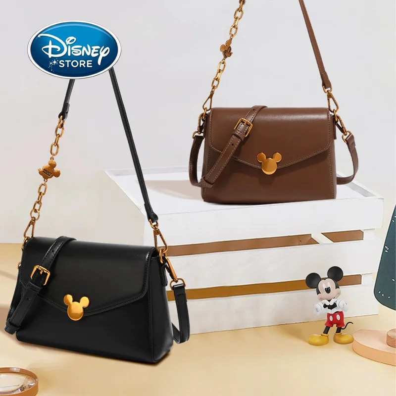 Оригинальная женская кожаная сумка через плечо Disney, сумка подмышки, женская модная повседневная однотонная сумка через плечо с Микки Маусом
Оригинальная женская кожаная сумка через плечо Disney, сумка подмышки, женская модная повседневная однотонная сумка через плечо с Микки Маусом