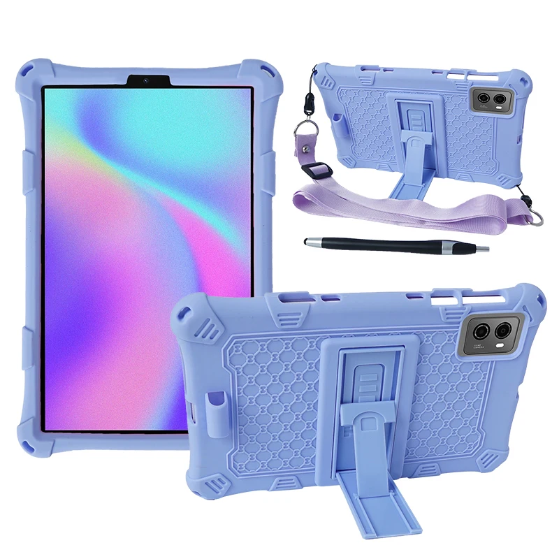 Soft Silicone Kickstand Case Universal For Lenovo Legion Y700 2022 2023 8.8" TB-9707F 9707X Kids Safe Cover With Shoulder Strap
Soft Silicone Kickstand Case Universal For Lenovo Legion Y700 2022 2023 8.8" TB-9707F 9707X Kids Safe Cover With Shoulder Strap