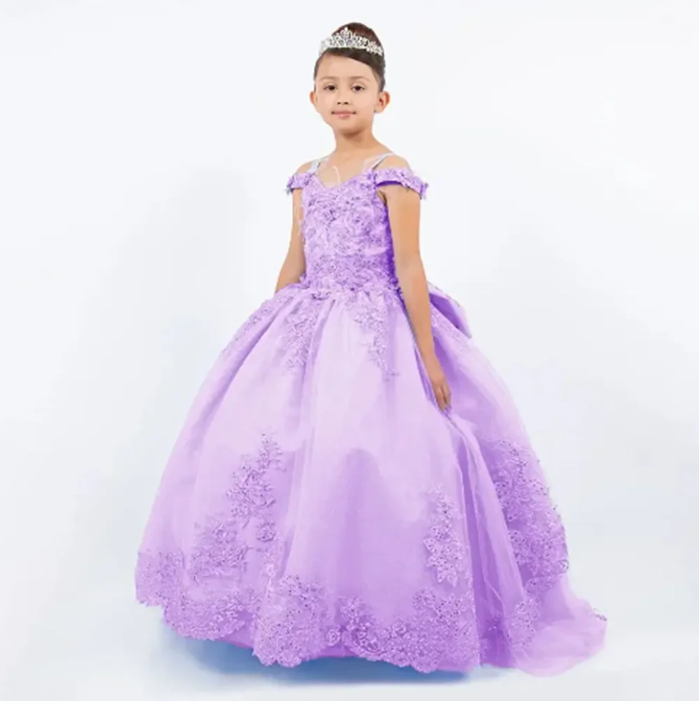 Customized Light Blue Flower Girl Dresses For Wedding Appliques Sequins Floor Length Elegant Princess Birthday Party Ball Gown
Customized Light Blue Flower Girl Dresses For Wedding Appliques Sequins Floor Length Elegant Princess Birthday Party Ball Gown