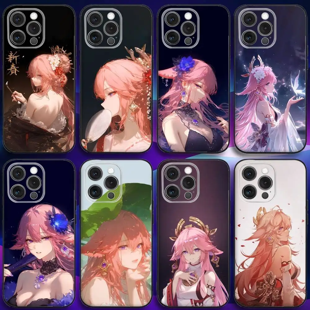 G-Genshin Y-Yae Miko Phone Case For iPhone 16e,16,15,14,13,12,11,Pro,X,XS,Max,XR,Plus,Mini Soft Black Cover
G-Genshin Y-Yae Miko Phone Case For iPhone 16e,16,15,14,13,12,11,Pro,X,XS,Max,XR,Plus,Mini Soft Black Cover