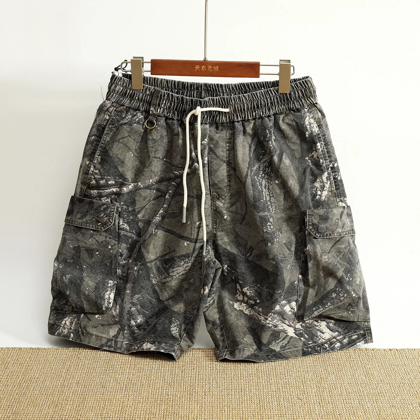 2026 Summer New American Retro Elastic Waist Camouflage Cargo Shorts Men's Pure Cotton Washed Multi-pocket Casual 5-point Pants
2026 Summer New American Retro Elastic Waist Camouflage Cargo Shorts Men's Pure Cotton Washed Multi-pocket Casual 5-point Pants