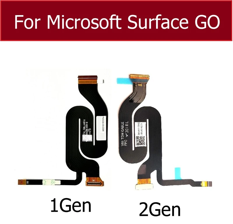 LVDS Cable For Microsoft Surface Go 1 2 1Gen 2Gen T19050D2 Touch Video LCD Display Flex Cable Connector Replacement Parts
LVDS Cable For Microsoft Surface Go 1 2 1Gen 2Gen T19050D2 Touch Video LCD Display Flex Cable Connector Replacement Parts