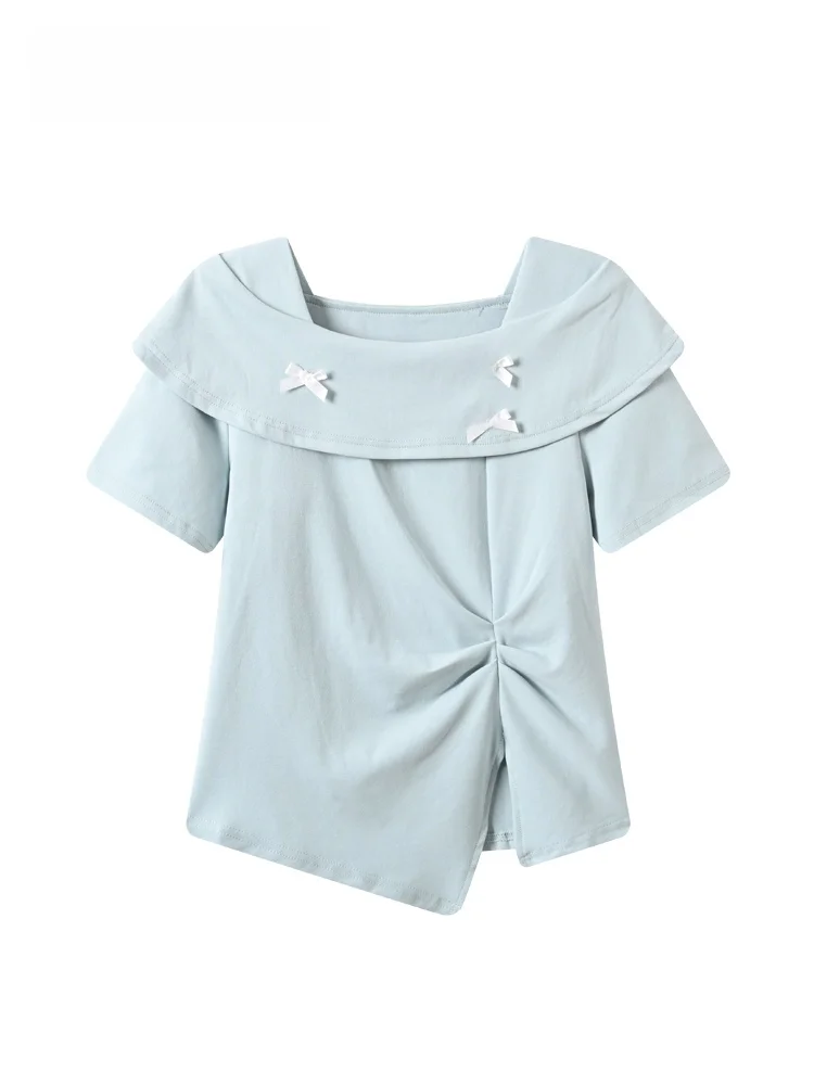 plus Size Irregular Short Sleeve T-Shirt Women Summer New Casual One Shoulder Top Cotton Comfortable Breathable Regular Fit
plus Size Irregular Short Sleeve T-Shirt Women Summer New Casual One Shoulder Top Cotton Comfortable Breathable Regular Fit