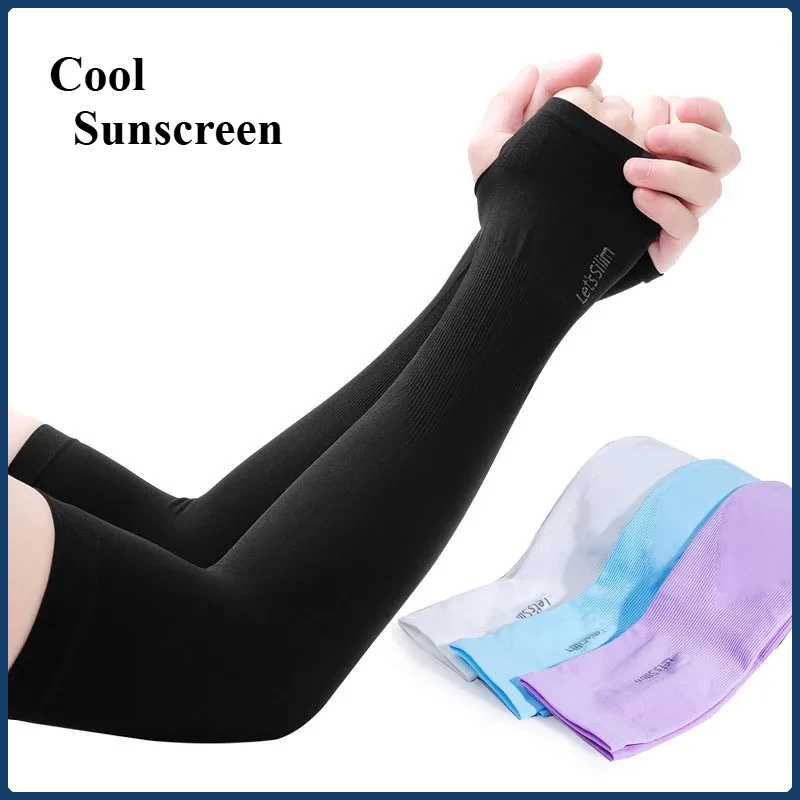 1 Men Women Long Half Finger Gloves Arm Sleeves Sun UV Protection Ice Cool Arm Cover for Cycling Fishing Running Climbing Sport
1 Men Women Long Half Finger Gloves Arm Sleeves Sun UV Protection Ice Cool Arm Cover for Cycling Fishing Running Climbing Sport