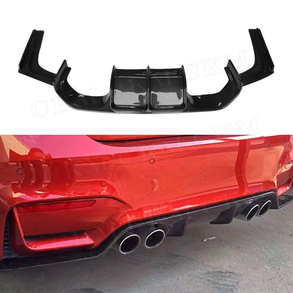 CKMUUER Carbon Fiber Car Rear Bumper Lip Diffuser Spoiler for BMW 3 4 Series F80 M3 F82 F83 M4 2014-2017 V Style 3PCS
CKMUUER Carbon Fiber Car Rear Bumper Lip Diffuser Spoiler for BMW 3 4 Series F80 M3 F82 F83 M4 2014-2017 V Style 3PCS