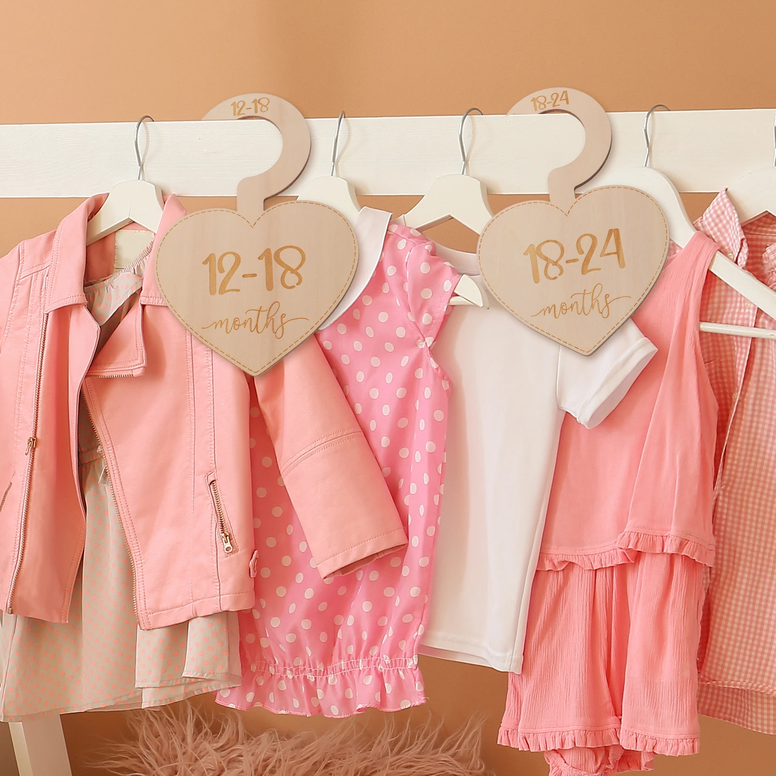 7pcs Wooden Baby Clothes Dividers Toddler Hanger Closet ganizer Newborn Size Separator Wardrobe Storage Solutions Infant
7pcs Wooden Baby Clothes Dividers Toddler Hanger Closet ganizer Newborn Size Separator Wardrobe Storage Solutions Infant