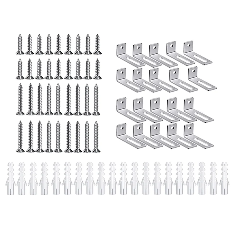 20 Set Whiteboard Installation Hardware Kit Wall Hanging Kit Mounting Brackets for Hanging Whiteboard School Office
20 Set Whiteboard Installation Hardware Kit Wall Hanging Kit Mounting Brackets for Hanging Whiteboard School Office