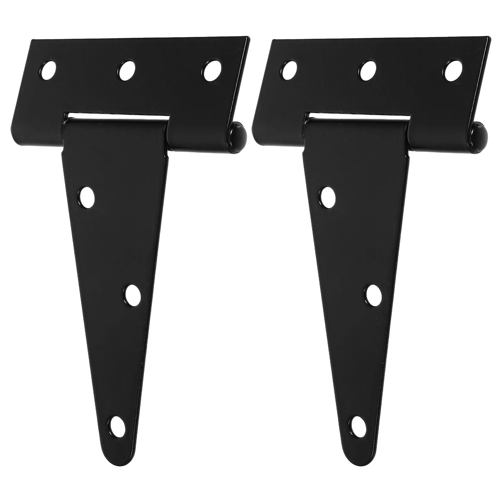 1 set Heavy Duty Door Hinges Black 4 Inch Extended T Shape Iron Bearing Hinge for Wood Gates Furniture Hardware 
1 set Heavy Duty Door Hinges Black 4 Inch Extended T Shape Iron Bearing Hinge for Wood Gates Furniture Hardware