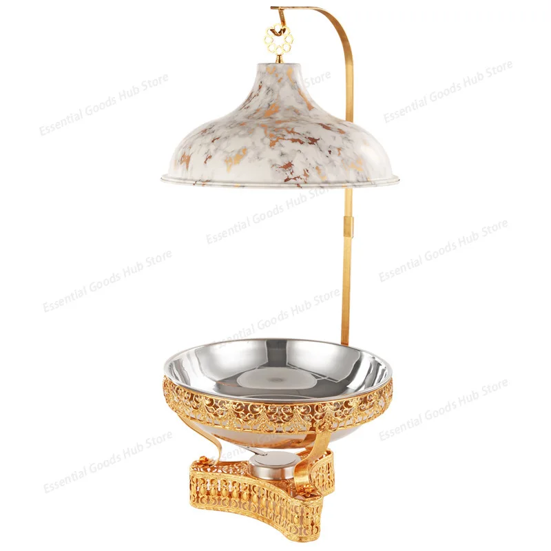 Stainless steel buffet furnace European heating insulation hanging cover furnace insulation meal furnace food heating pot 8L
Stainless steel buffet furnace European heating insulation hanging cover furnace insulation meal furnace food heating pot 8L