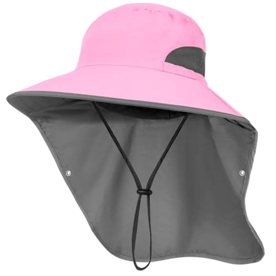 Outdoor Sun Hat Detachable Neck Face Flap UPF 50+UV Protection Visor Fishing Hats with Neck Flap for Men and Women
Outdoor Sun Hat Detachable Neck Face Flap UPF 50+UV Protection Visor Fishing Hats with Neck Flap for Men and Women