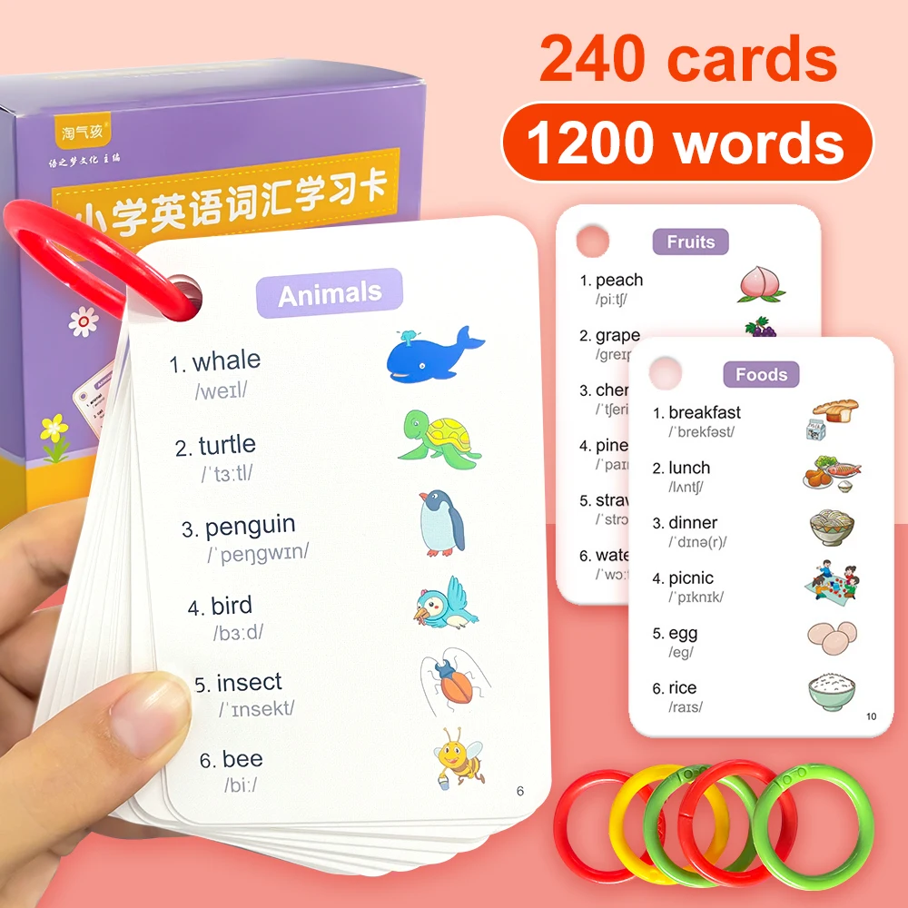 Обучающая карточка на английском языке, 1200 слов, Детские обучающие игрушки, карточки с животными на английском и китайском языках для детей, подарок Монтессори для малышей
Обучающая карточка на английском языке, 1200 слов, Детские обучающие игрушки, карточки с животными на английском и китайском языках для детей, подарок Монтессори для малышей