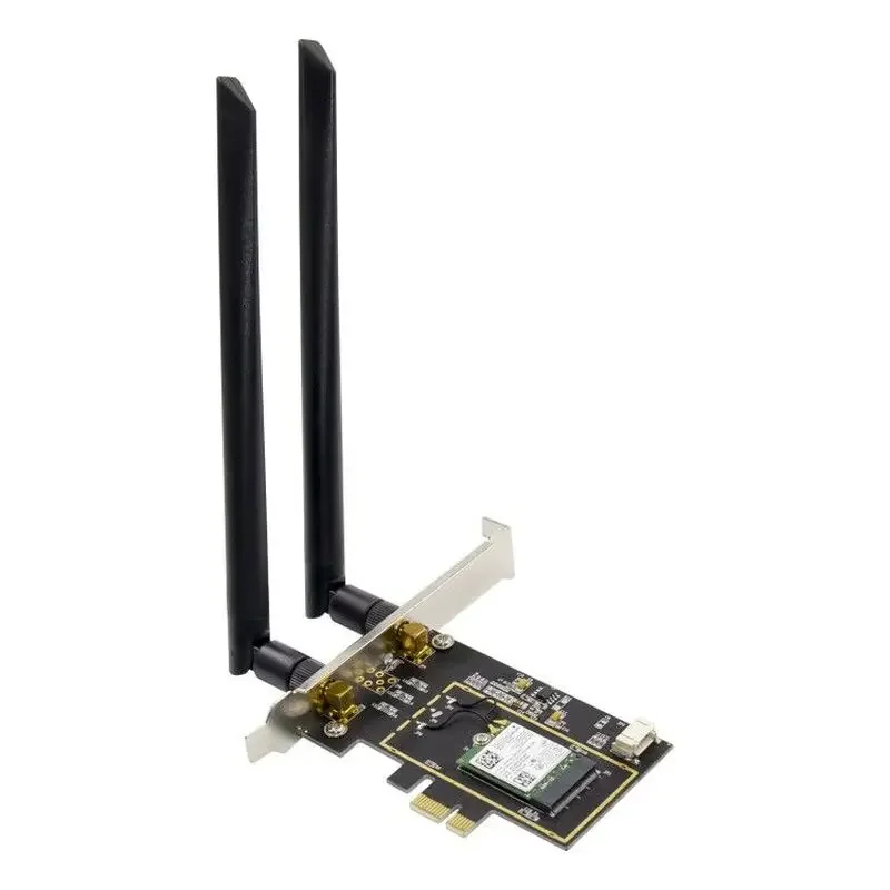 Dual Band Wifi Antenna Chip Intel 7260 867Mbps Mini Pcie 2.4G/ 5G Network Card Wireless Adapter Mini PCI-Express Bluetooth 4.0
Dual Band Wifi Antenna Chip Intel 7260 867Mbps Mini Pcie 2.4G/ 5G Network Card Wireless Adapter Mini PCI-Express Bluetooth 4.0