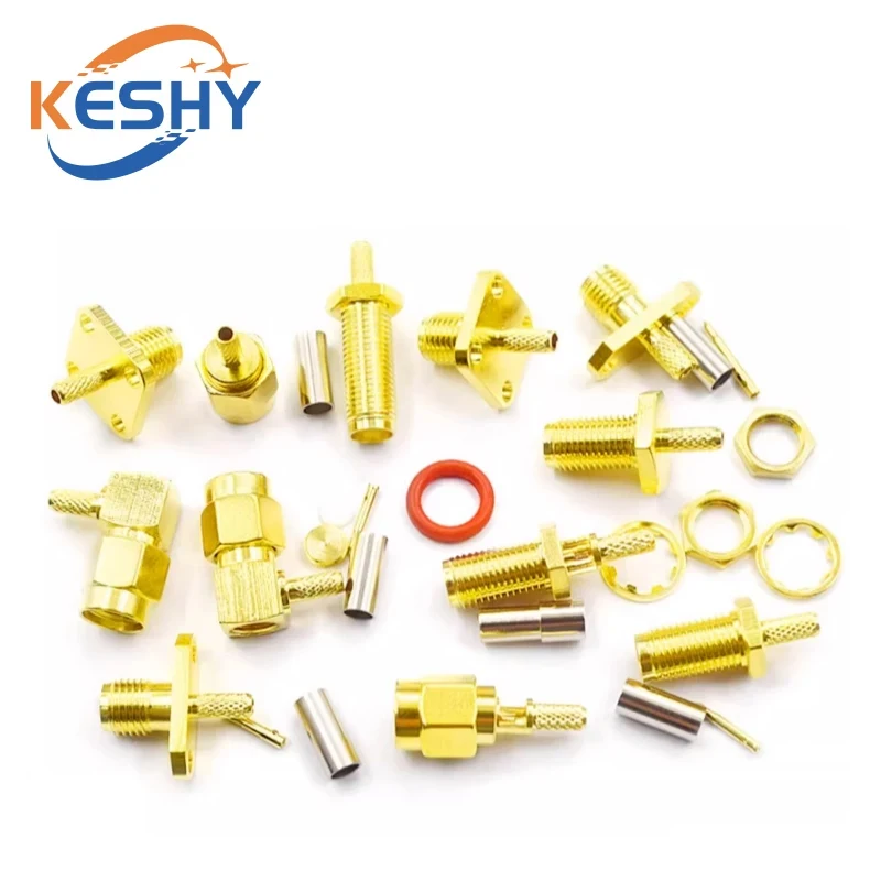SMA Male Plug Female Jack /RP RF Coax Connector RP Male Female Crimp For LMR100 RG174 RG316 Cable Straight Goldplated Adapter
SMA Male Plug Female Jack /RP RF Coax Connector RP Male Female Crimp For LMR100 RG174 RG316 Cable Straight Goldplated Adapter