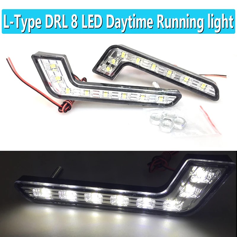 1 Pair Car Auto L-Type DRL Super Bright Lamp Fog Waterproof Daytime Running Light LED
1 Pair Car Auto L-Type DRL Super Bright Lamp Fog Waterproof Daytime Running Light LED
