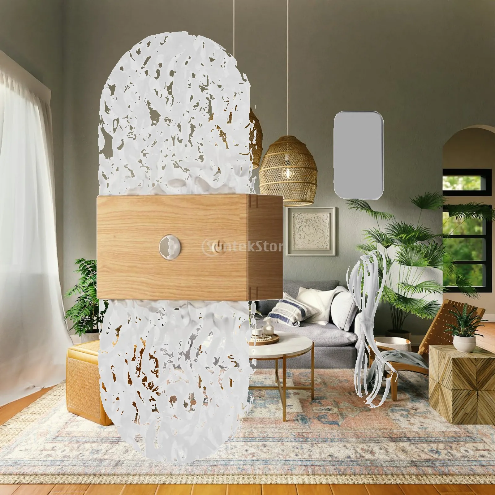Battery Operated Wall Sconce Acrylic LED Lamp for Interior Bedroom Corridor Living Room Stairway Lighting
Battery Operated Wall Sconce Acrylic LED Lamp for Interior Bedroom Corridor Living Room Stairway Lighting