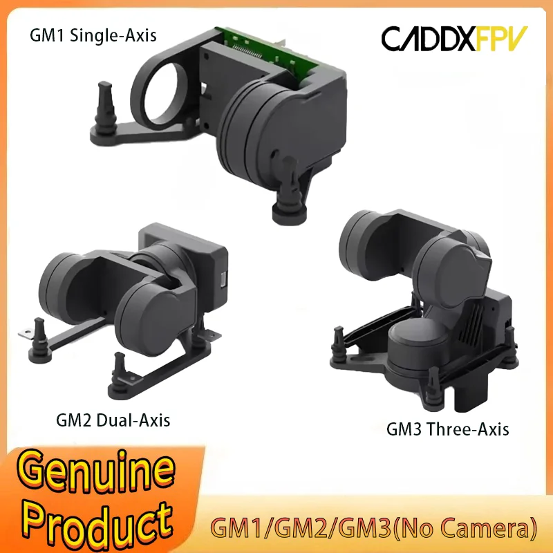 CADDXFPV Gimbal GM1/GM2/GM3 (No Camera) Head Track FPV GM Series for 19mm RC FPV Camera Walksnail Avatar HD Goggles L/X
CADDXFPV Gimbal GM1/GM2/GM3 (No Camera) Head Track FPV GM Series for 19mm RC FPV Camera Walksnail Avatar HD Goggles L/X