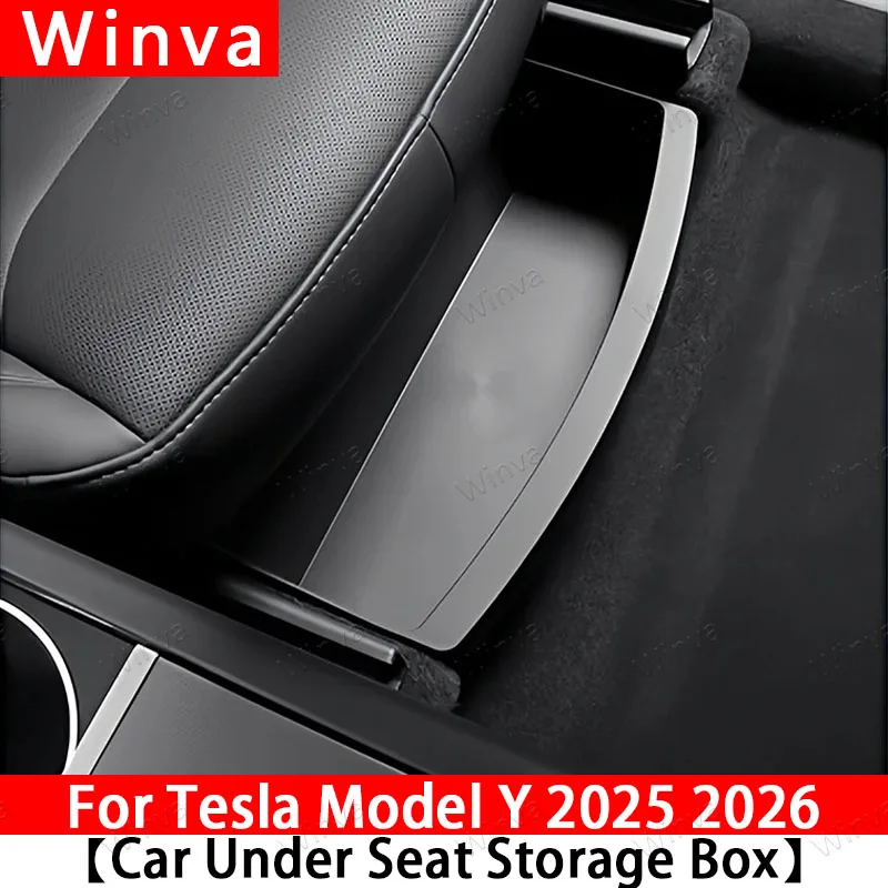 For Tesla New Model Y 2025 2026 Launch Juniper Tesla juniper Front Seats Under Seat drawer TPE Storage Box
For Tesla New Model Y 2025 2026 Launch Juniper Tesla juniper Front Seats Under Seat drawer TPE Storage Box