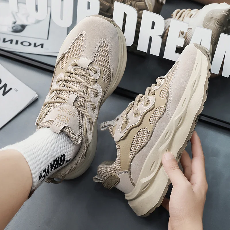 Мужской новый осенний тренд: повседневные спортивные кроссовки на массивной подошве, увеличивающие рост, минималистичный универсальный спортивный стиль
Мужской новый осенний тренд: повседневные спортивные кроссовки на массивной подошве, увеличивающие рост, минималистичный универсальный спортивный стиль