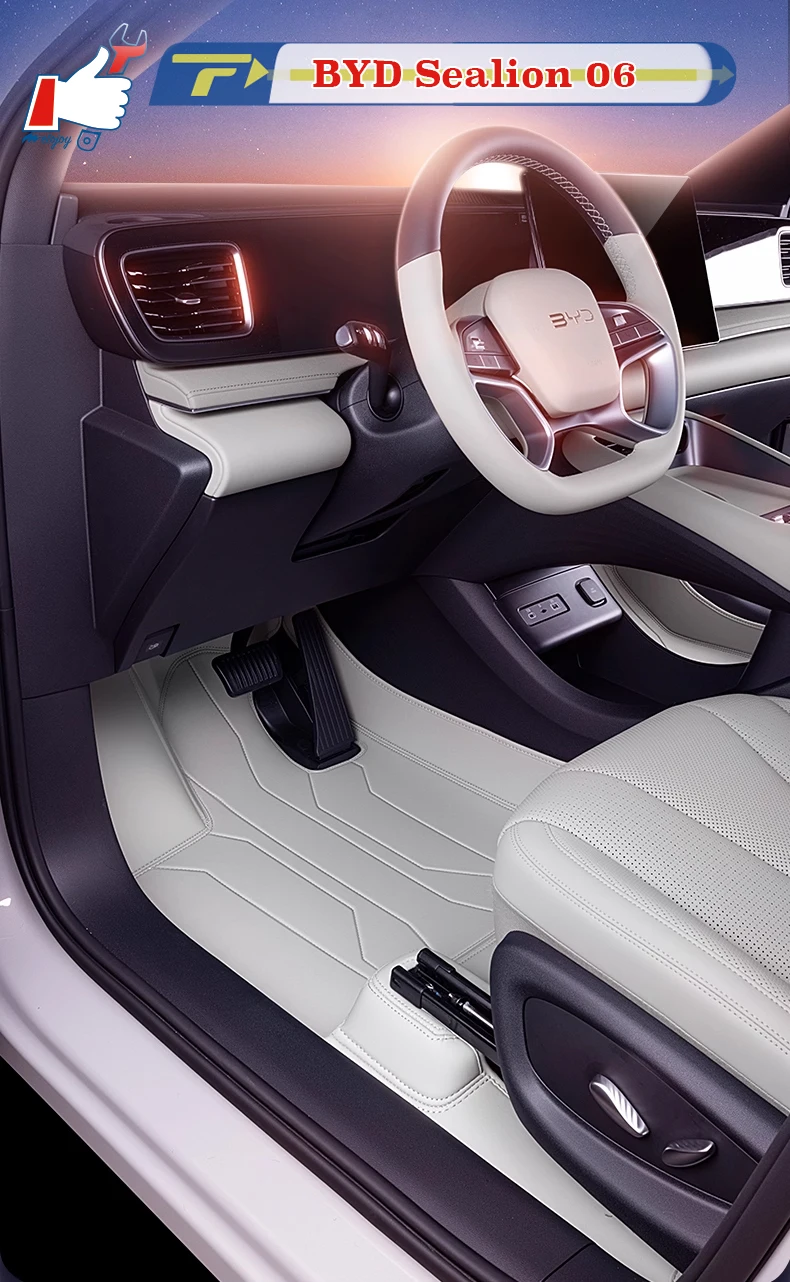 Left-hand Drive Car Floor Mat For BYD Sealion 06 EV DM-i 2025 Full-Surround Foot Mat Mat Floor Liner Floor Carpet Waterproof Mat
Left-hand Drive Car Floor Mat For BYD Sealion 06 EV DM-i 2025 Full-Surround Foot Mat Mat Floor Liner Floor Carpet Waterproof Mat