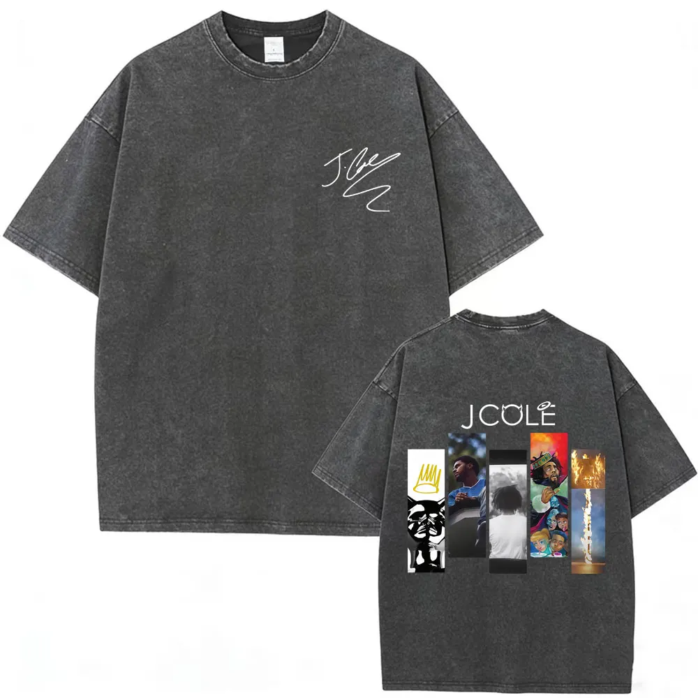 Limited Washed Vintage Rapper J Cole Music Album Cover Graphic T-shirt Men Women Hip Hop Fashion Oversized T-shirts Streetwear
Limited Washed Vintage Rapper J Cole Music Album Cover Graphic T-shirt Men Women Hip Hop Fashion Oversized T-shirts Streetwear