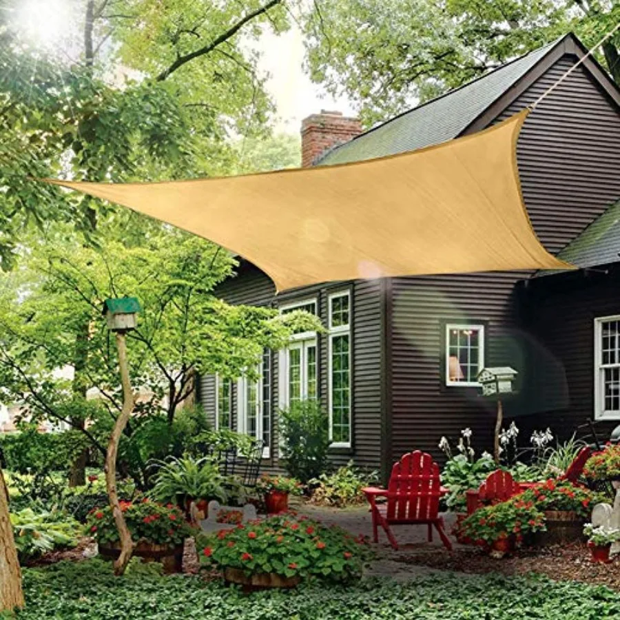 Rectangle Sun Shade Sail Canopy, 10' x 12' Patio Shade Cloth Outdoor Cover - Sunshade Fabric Awning Shelter for Pergola Backyar
Rectangle Sun Shade Sail Canopy, 10' x 12' Patio Shade Cloth Outdoor Cover - Sunshade Fabric Awning Shelter for Pergola Backyar
