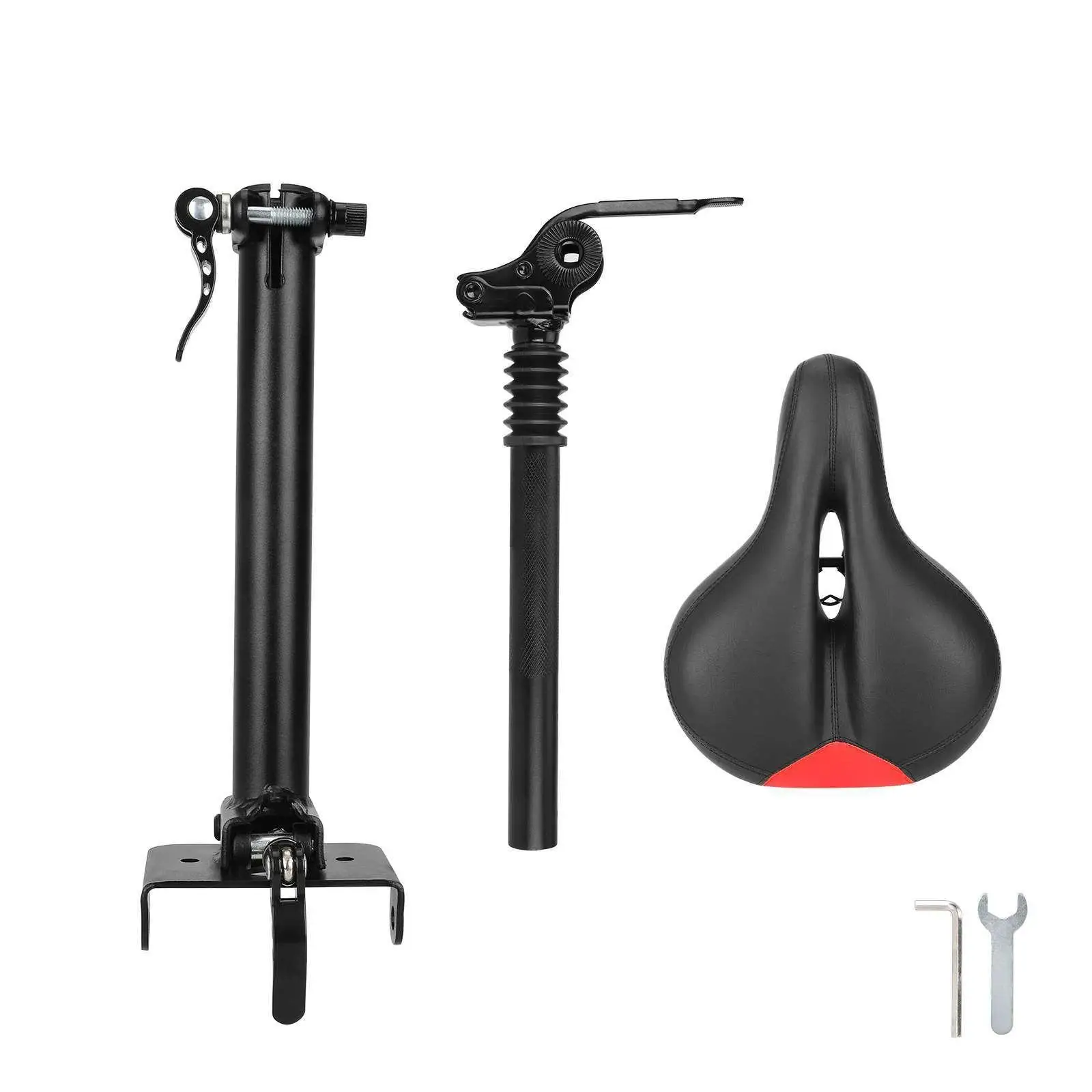 Soft Ergonomic Scooter Saddle Seat Sturdy Aluminum Alloy Shock Absorber for Electric Scooter Spare Parts
Soft Ergonomic Scooter Saddle Seat Sturdy Aluminum Alloy Shock Absorber for Electric Scooter Spare Parts