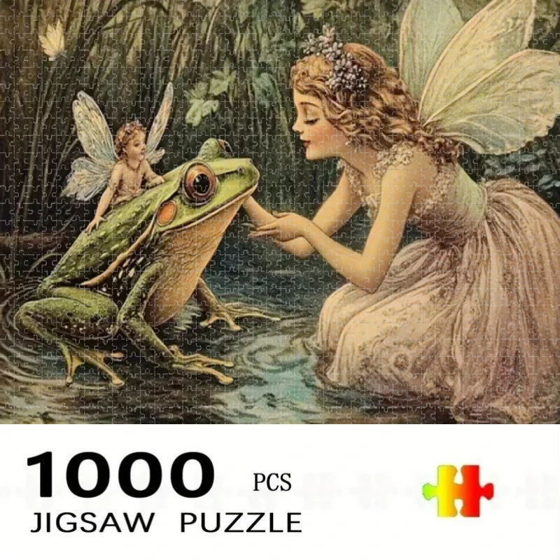 500 Pieces Jigsaw Puzzle Fairy Whispers To The Frog Jigsaw Puzzle Educational Toy for Kids Children 's Games Christmas Gift
500 Pieces Jigsaw Puzzle Fairy Whispers To The Frog Jigsaw Puzzle Educational Toy for Kids Children 's Games Christmas Gift