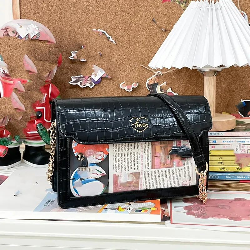 Japanese Cute Ulzzang Ita Bag Fashion Handbag JK Uniform Shoulder Bag Y2K Envelope Bag Crocodile Pattern Casual Crossbody Bag
Japanese Cute Ulzzang Ita Bag Fashion Handbag JK Uniform Shoulder Bag Y2K Envelope Bag Crocodile Pattern Casual Crossbody Bag
