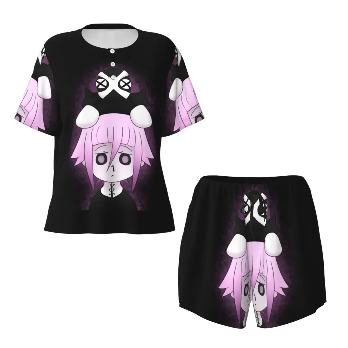 Crona And Ragnarok Soul Eater Round Neck Short Sleeve Nightgowns for Sleeping Sleepshirts Women Loose Pajama Set Short Pants
Crona And Ragnarok Soul Eater Round Neck Short Sleeve Nightgowns for Sleeping Sleepshirts Women Loose Pajama Set Short Pants