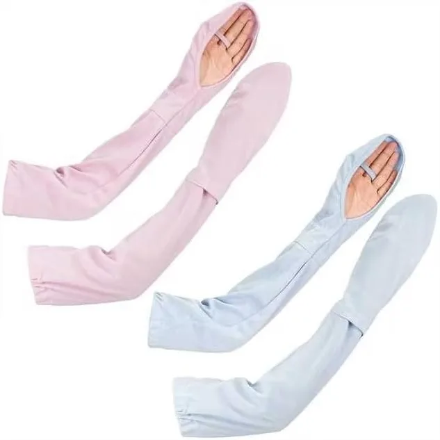 2 Pair Fingerless Sun Sleeves Adjustable Arm Sleeves for UV Protection Cooling Driving for Women
2 Pair Fingerless Sun Sleeves Adjustable Arm Sleeves for UV Protection Cooling Driving for Women