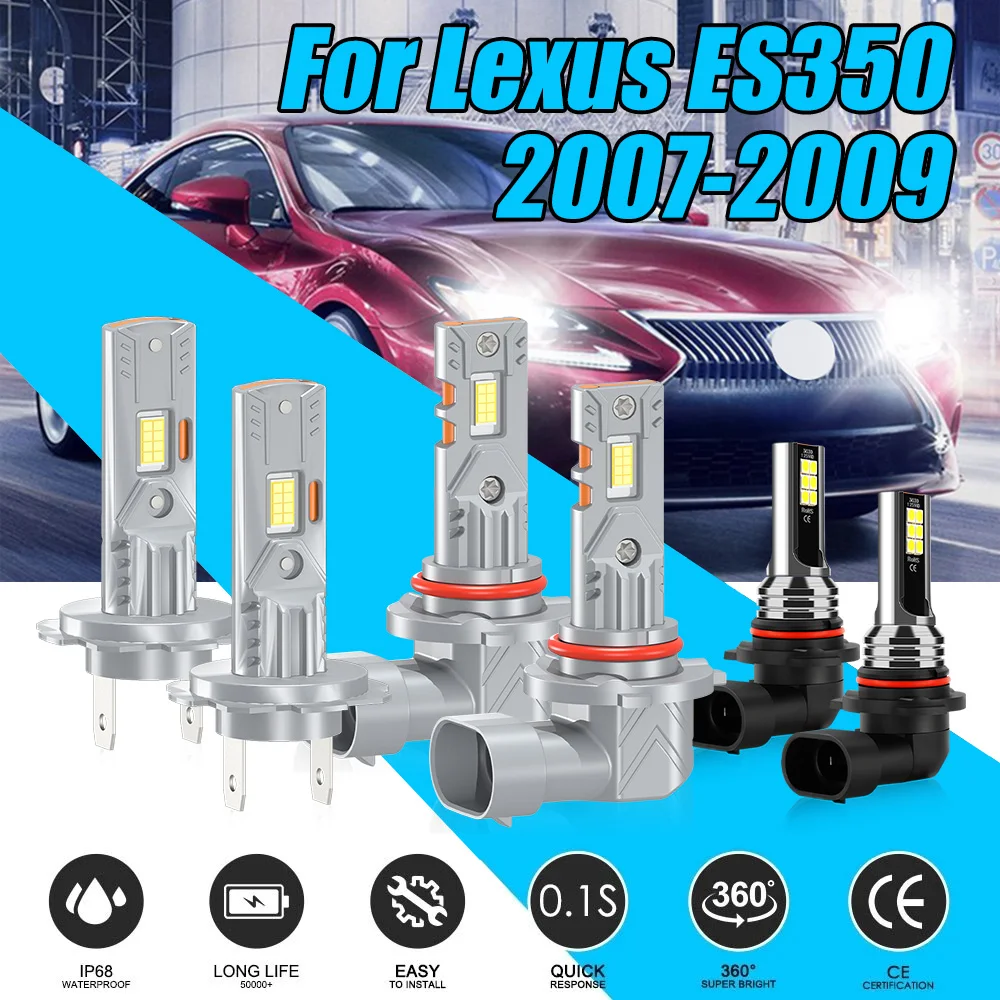 60000LM Canbus No Error Автомобильная светодиодная фара 6000K CSP Chip Противотуманная фара дальнего и ближнего света 12 В для Lexus ES350 2007 2008 2009 Plug and Play
60000LM Canbus No Error Автомобильная светодиодная фара 6000K CSP Chip Противотуманная фара дальнего и ближнего света 12 В для Lexus ES350 2007 2008 2009 Plug and Play