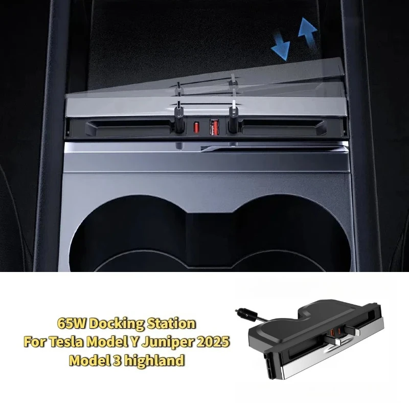 Док-станция 65 Вт для Tesla Model Y Juniper 2025/Model 3 Highland Многофункциональная 1–4 Центральное управление Быстрая зарядка TYPE-C
Док-станция 65 Вт для Tesla Model Y Juniper 2025/Model 3 Highland Многофункциональная 1–4 Центральное управление Быстрая зарядка TYPE-C
