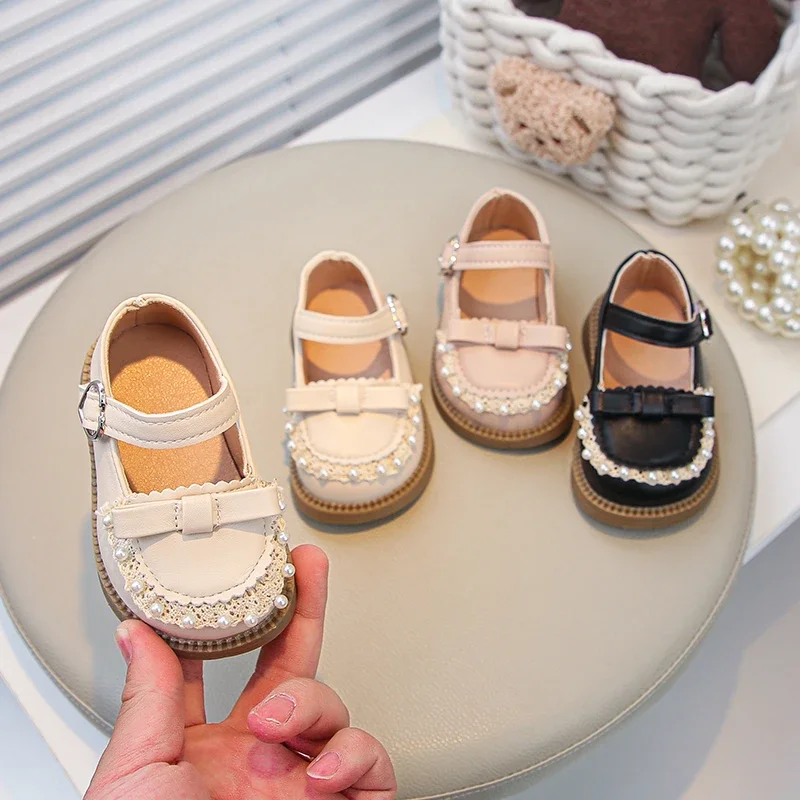 Girls Walking Shoes Round Toes Soft Sole for Baby Flat Shoes Non-slip 2025 New Fashion Kids Princess Shoes Sweet Lace Simple Bow
Girls Walking Shoes Round Toes Soft Sole for Baby Flat Shoes Non-slip 2025 New Fashion Kids Princess Shoes Sweet Lace Simple Bow