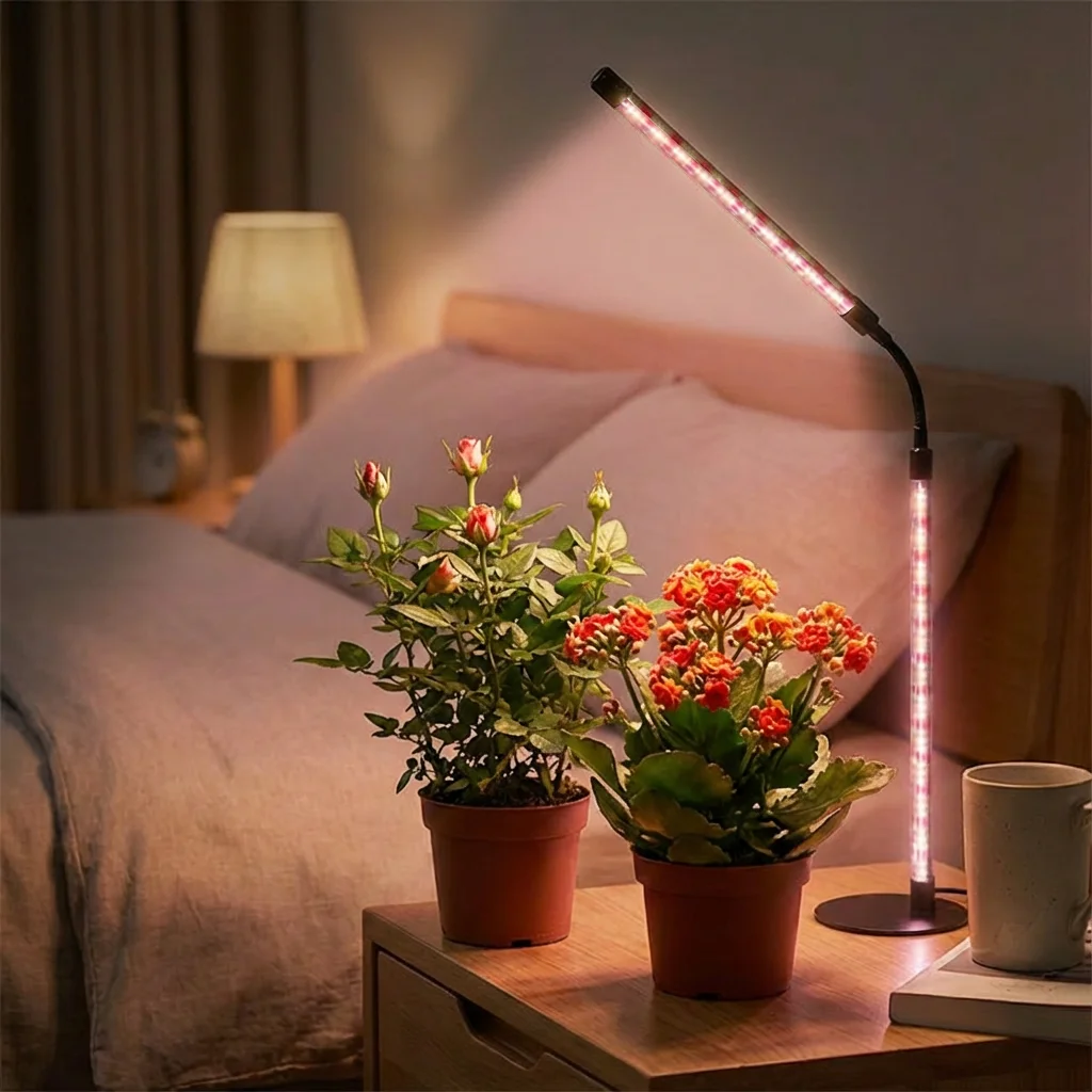 Grow Light for Indoor Plant Full Spectrum with Auto 3/9/12H Timer & 4 Dimmable Level, Flexible Gooseneck,For Succulents in Home
Grow Light for Indoor Plant Full Spectrum with Auto 3/9/12H Timer & 4 Dimmable Level, Flexible Gooseneck,For Succulents in Home