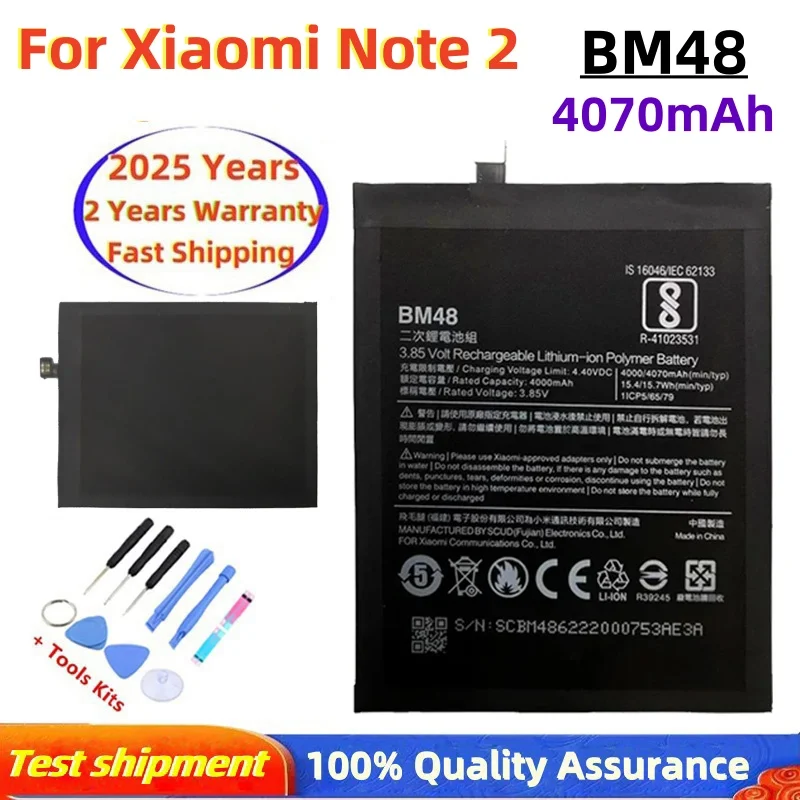 100% Original Phone Battery For Mi Note2 Battery For Xiaomi Mi Note 2 BM48 Batteries Bateria For Xiaomi Note 2+ Free Tools
100% Original Phone Battery For Mi Note2 Battery For Xiaomi Mi Note 2 BM48 Batteries Bateria For Xiaomi Note 2+ Free Tools