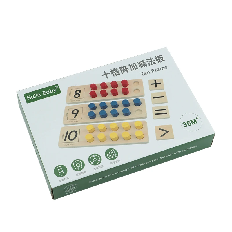 HUILE BABY WOODEN TEN FRAME WITH WOODEN CHIP, PAPER CARD, MONTESSORI Mathematics, LEARN mathematics WITH REAL object
HUILE BABY WOODEN TEN FRAME WITH WOODEN CHIP, PAPER CARD, MONTESSORI Mathematics, LEARN mathematics WITH REAL object
