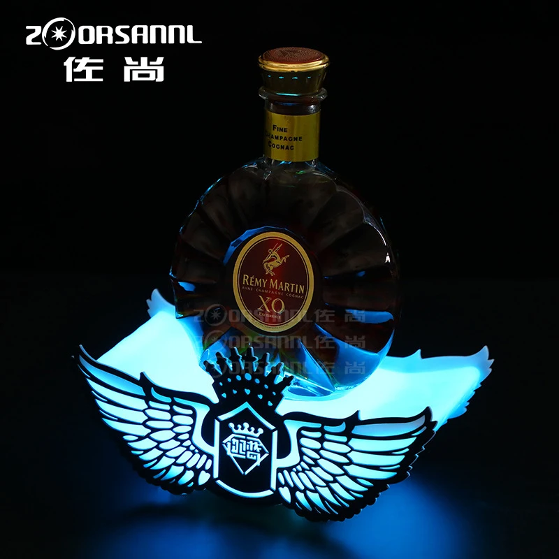 Zuoshang Bar KTV Luminous Wine Stand Acrylic Wing Base LED Champagne Holder Liquor Red Wine Display Rack
Zuoshang Bar KTV Luminous Wine Stand Acrylic Wing Base LED Champagne Holder Liquor Red Wine Display Rack