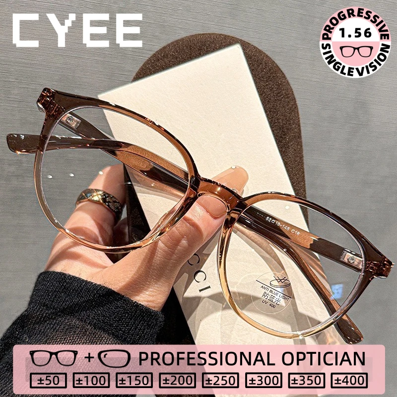 CYEE Skinny Face Round Women High Quality Reading Glasses Custom Prescription Optical Eyewear Photochromic Myopia Eyeglasses
CYEE Skinny Face Round Women High Quality Reading Glasses Custom Prescription Optical Eyewear Photochromic Myopia Eyeglasses