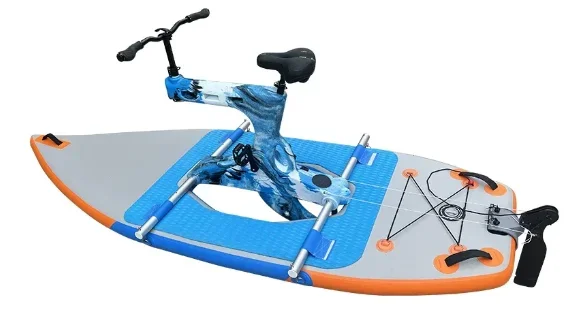 High quality portable vertical pedal water bike inflatable board boat for sale
High quality portable vertical pedal water bike inflatable board boat for sale