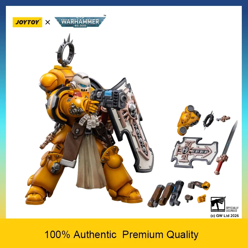 JOYTOY Warhammer 40k Imperial Fists Bladeguard Veteran with Power Sword & Storm Shield 1/18 Articulated Action Figure In Stock
JOYTOY Warhammer 40k Imperial Fists Bladeguard Veteran with Power Sword & Storm Shield 1/18 Articulated Action Figure In Stock