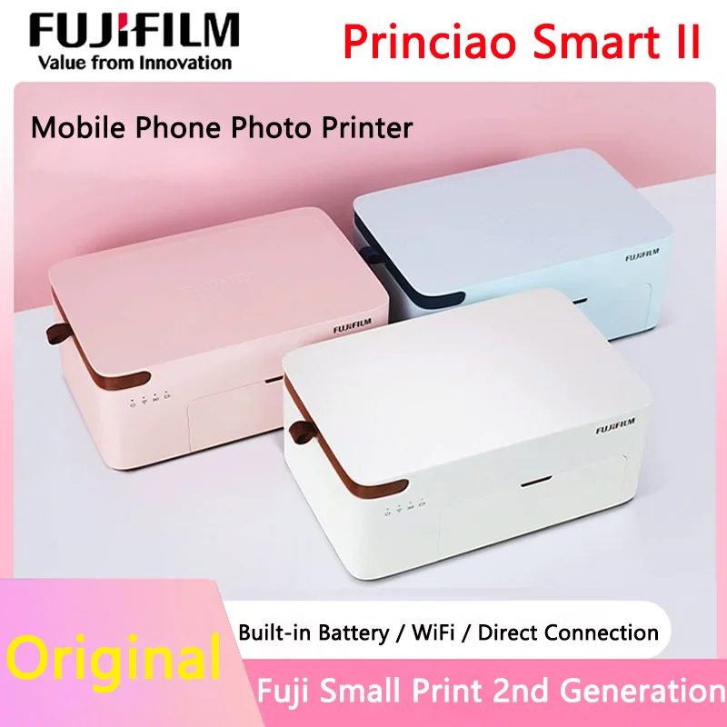 Original Fujifilm Printing Princiao Smart 2 Second Generation Phone Photo APP Printer WIFI Mobile ThermalSublimation Printing
Original Fujifilm Printing Princiao Smart 2 Second Generation Phone Photo APP Printer WIFI Mobile ThermalSublimation Printing
