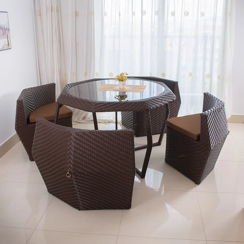 !@Modern Design Durable Outdoor Dining Tables and Chairs Creative Rattan Woven for Villas Gardens Hotels Living Rooms Homestays
!@Modern Design Durable Outdoor Dining Tables and Chairs Creative Rattan Woven for Villas Gardens Hotels Living Rooms Homestays
