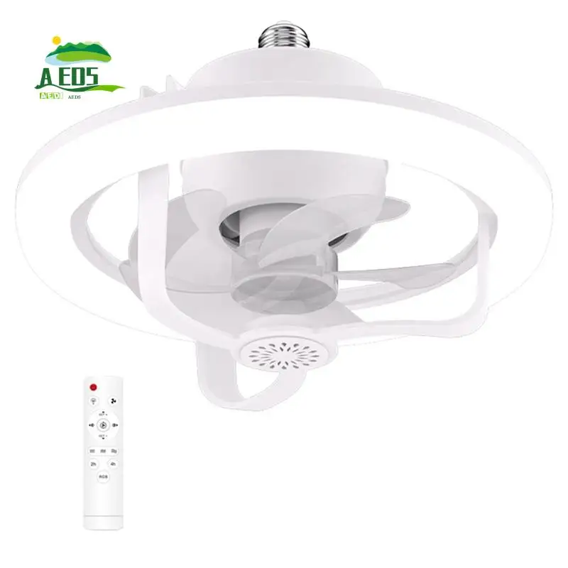 AED5-360 ° Rotating Ceiling Fan Light E27 Intelligent Fan With Remote Control LED Fan Light For Living Room Bedroom Top 50W
AED5-360 ° Rotating Ceiling Fan Light E27 Intelligent Fan With Remote Control LED Fan Light For Living Room Bedroom Top 50W