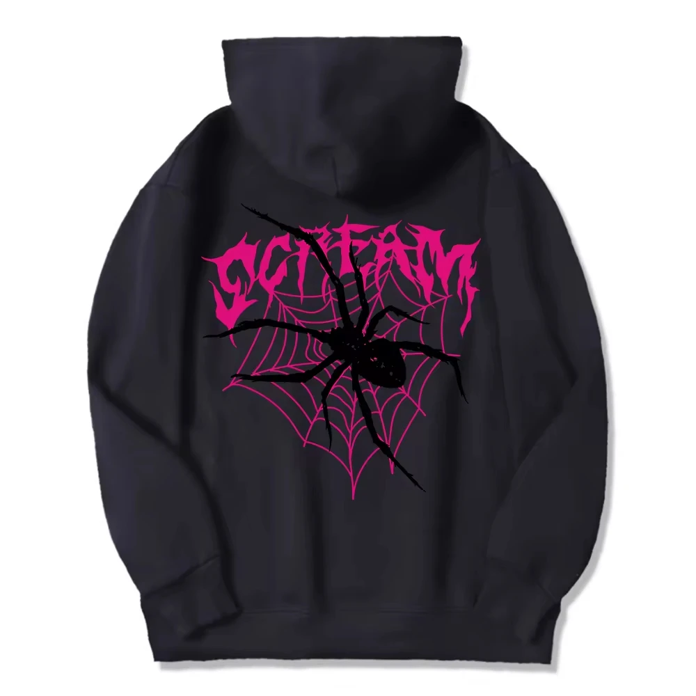 Scream Spiders & Cobwebs Printing Women Hoodies Harajuku Oversize Hoody Fashion Loose Clothing Comfortable Sweatshirt Female
Scream Spiders & Cobwebs Printing Women Hoodies Harajuku Oversize Hoody Fashion Loose Clothing Comfortable Sweatshirt Female
