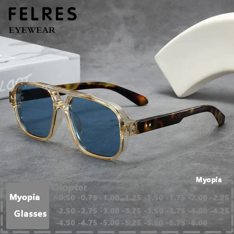Classic Blue Myopia Lens Sunglasses Men Women Prescription Tinted Nearsighted Glasses Shade UV Protection Sun Glasses -1.5 -2.0
Classic Blue Myopia Lens Sunglasses Men Women Prescription Tinted Nearsighted Glasses Shade UV Protection Sun Glasses -1.5 -2.0