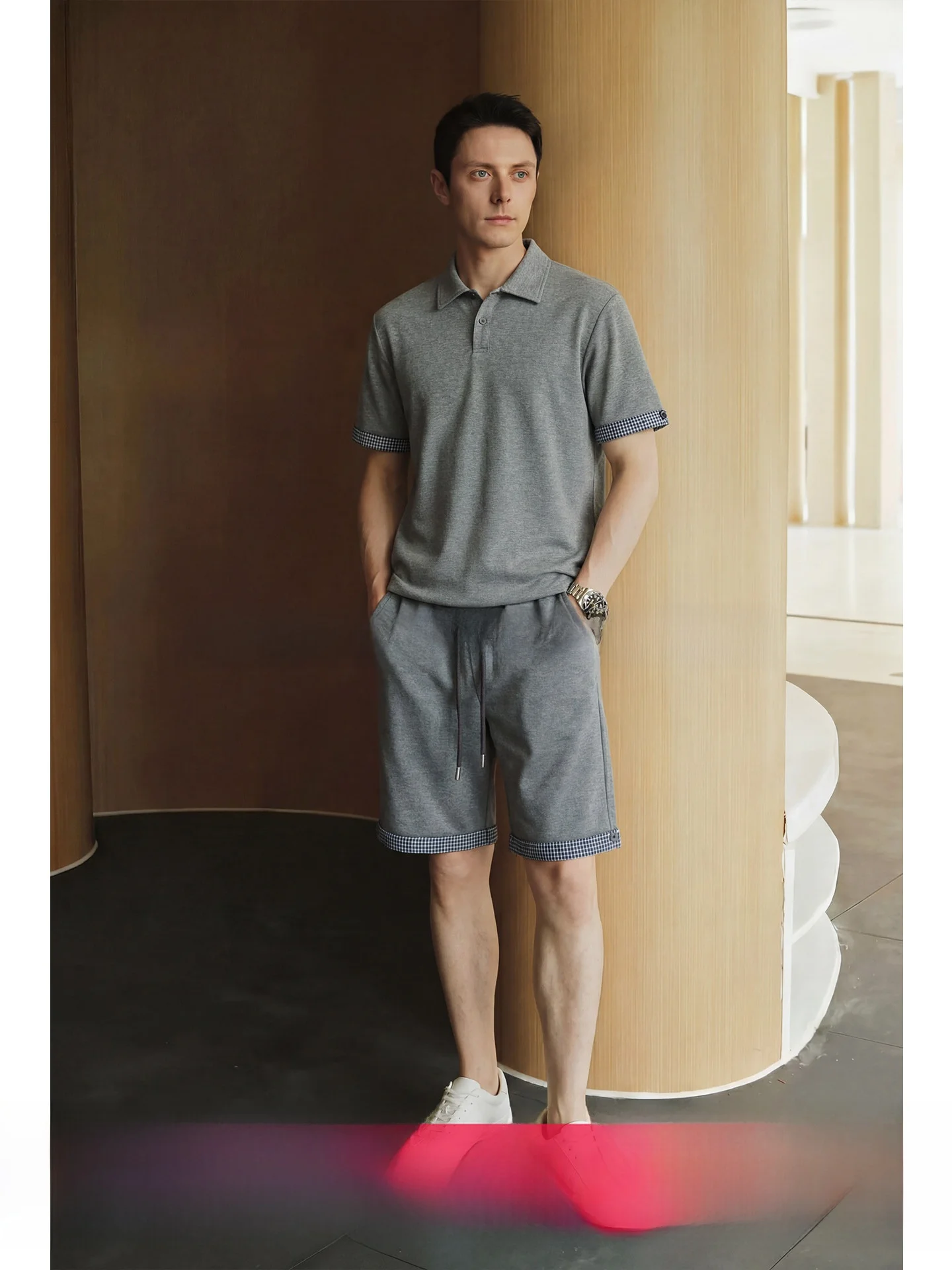 Uader Men's Cotton Shirt Short Sleeve Casual Set Summer 2026 Two-Piece Shorts T-Shirt Ensemble Breathable Flip-Collar
Uader Men's Cotton Shirt Short Sleeve Casual Set Summer 2026 Two-Piece Shorts T-Shirt Ensemble Breathable Flip-Collar