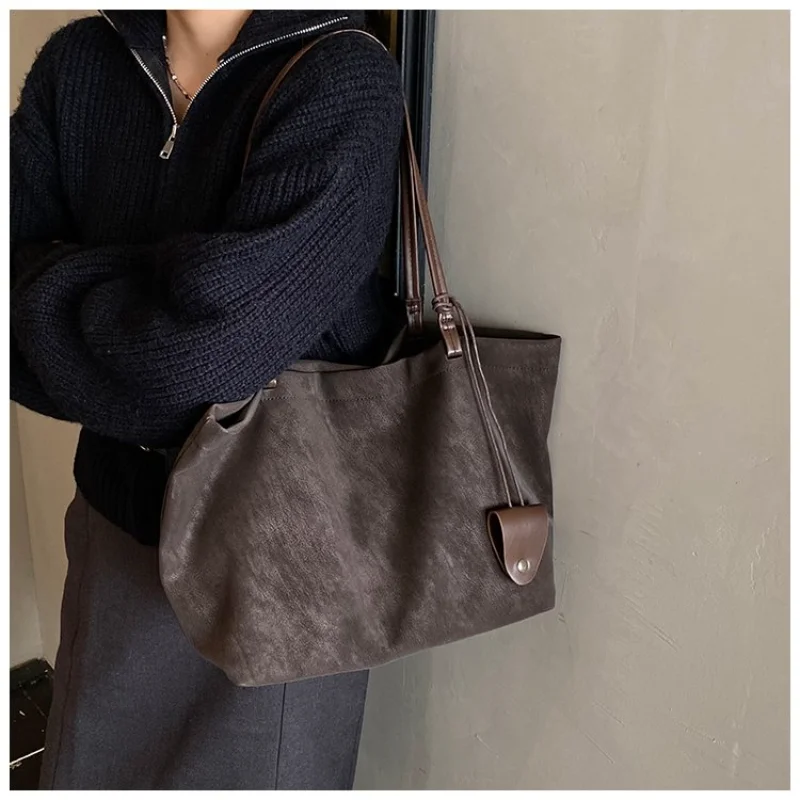 Women's Everyday Style Brown Suede Tote Shoulder Bag Multi-Color for Work, Travel, Daily Commute, Shopping & Casual Street Style
Women's Everyday Style Brown Suede Tote Shoulder Bag Multi-Color for Work, Travel, Daily Commute, Shopping & Casual Street Style