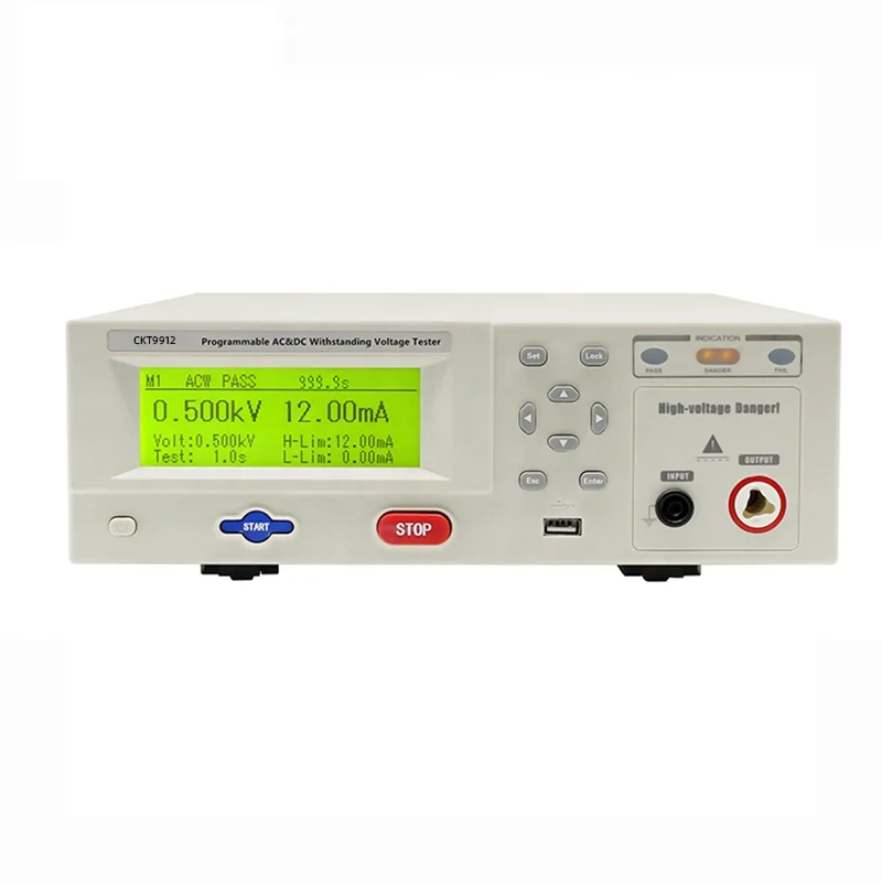 CKT9912 AC/DC Withstand Voltage Tester ACDC Hipot Tester With Leakage Current Function
CKT9912 AC/DC Withstand Voltage Tester ACDC Hipot Tester With Leakage Current Function