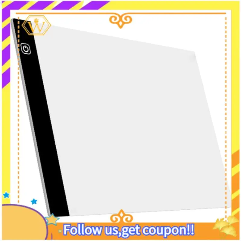 A4 Three Level Dimmable LED Light Pad Drawing Board Pad Tracing Light Box Eye Protection Easier For Diamond Painting
A4 Three Level Dimmable LED Light Pad Drawing Board Pad Tracing Light Box Eye Protection Easier For Diamond Painting