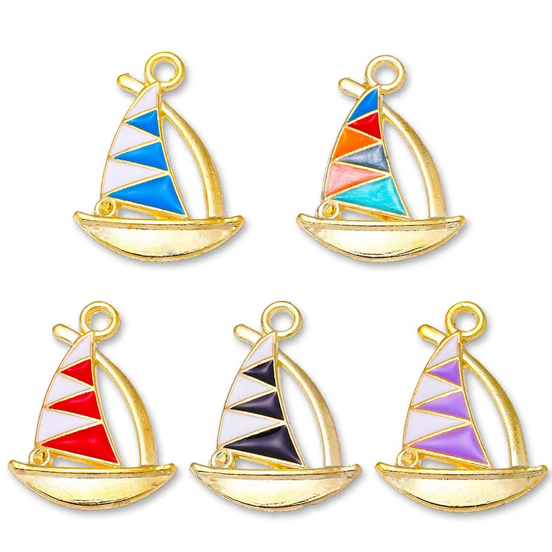 20Pcs Colorful Pirate Ship Sailboat Alloy Pendant for Bracelet Earrings Necklace DIY Jewelry Making Charm Accessories Wholesale 
20Pcs Colorful Pirate Ship Sailboat Alloy Pendant for Bracelet Earrings Necklace DIY Jewelry Making Charm Accessories Wholesale